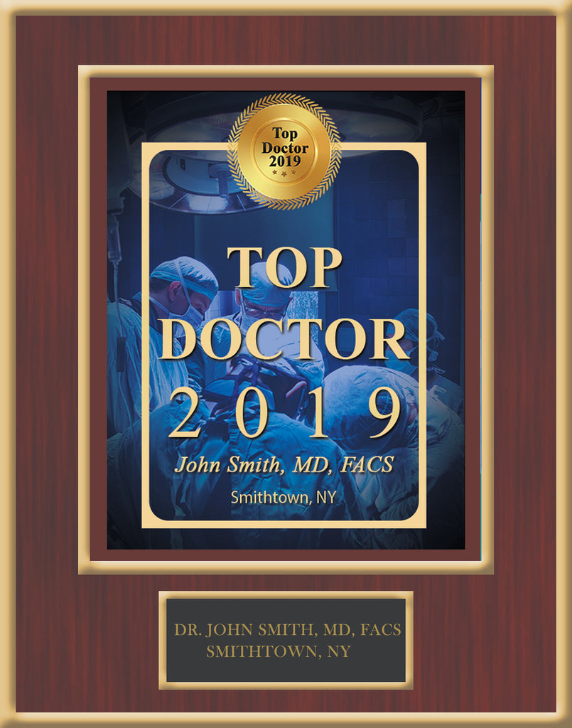 2019 Top Doctor Plaque